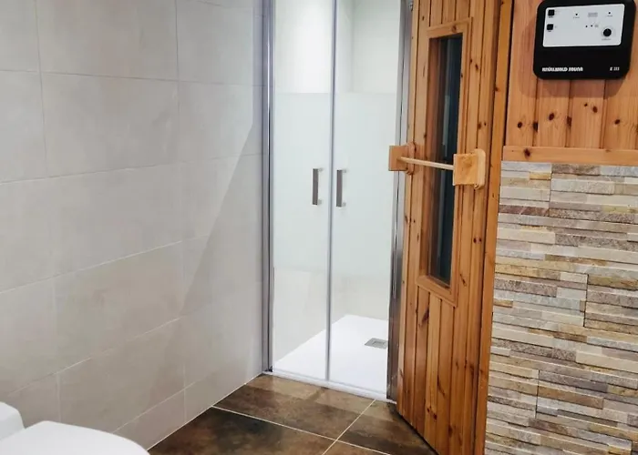 公寓 Chaleureux Et Confortable Avec Sauna..